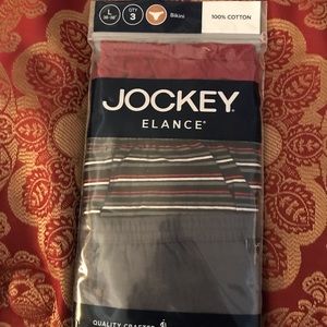 Men’s Jockey Elance Bikini Briefs Underwear 3 pack Size Large